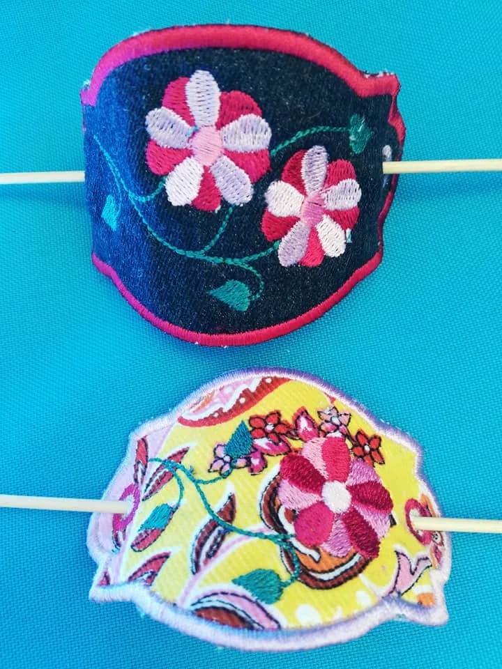 ITH Stickdatei Haarschmuck