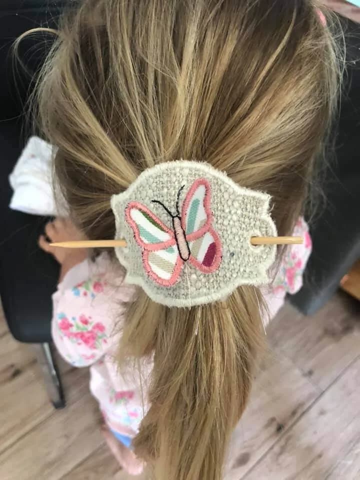 ITH Stickdatei Haarschmuck