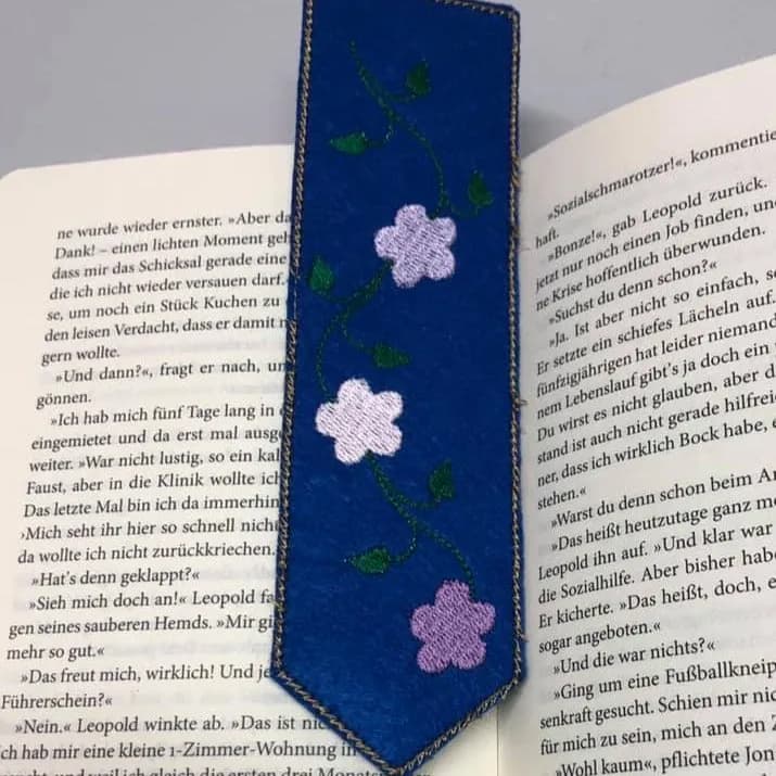 ITH Stickdatei Lesezeichen