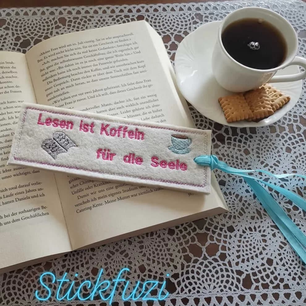 ITH Stickdatei Lesezeichen