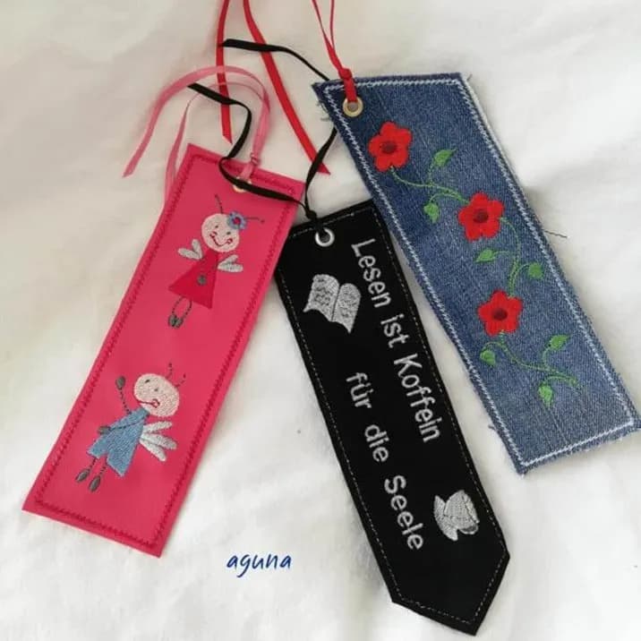 ITH Stickdatei Lesezeichen