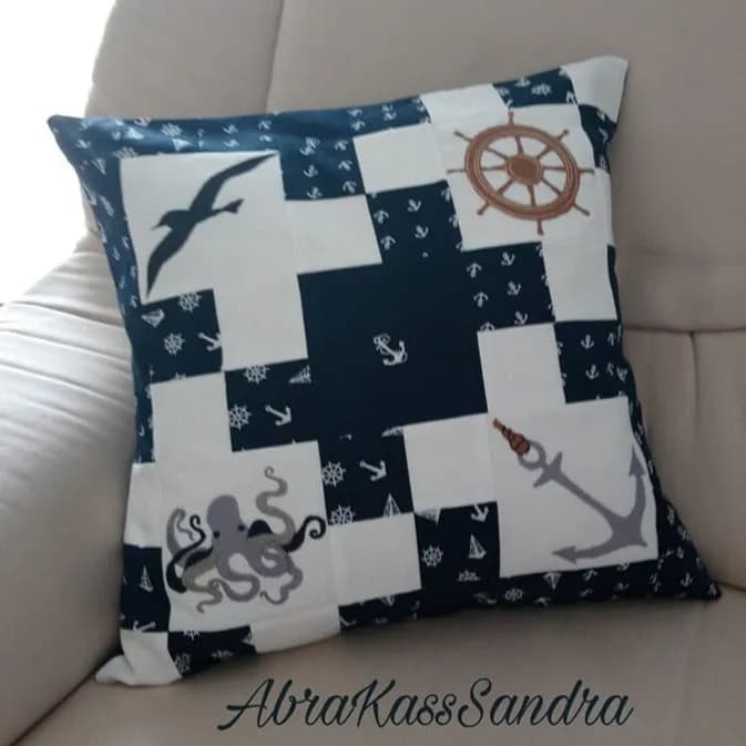 Stickdatei Nautical Solos im Vintagestyle Set