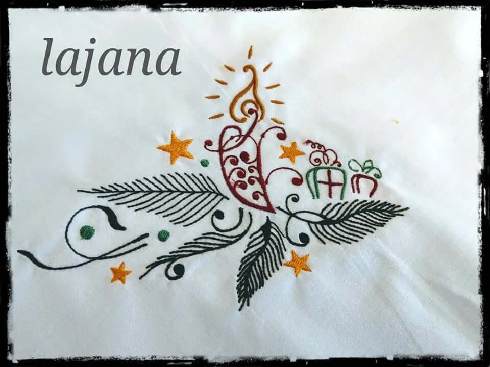 Stickdatei Weihnachtsmotiv »Edel«