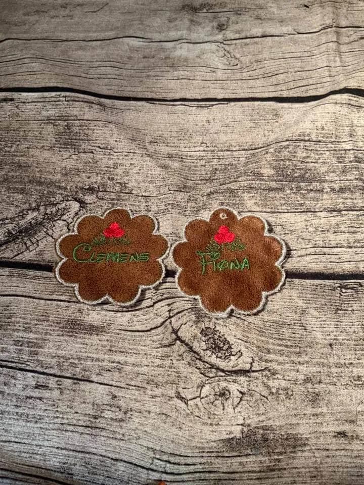 ITH Stickdatei Weihnachten Geschenkanhänger-Set