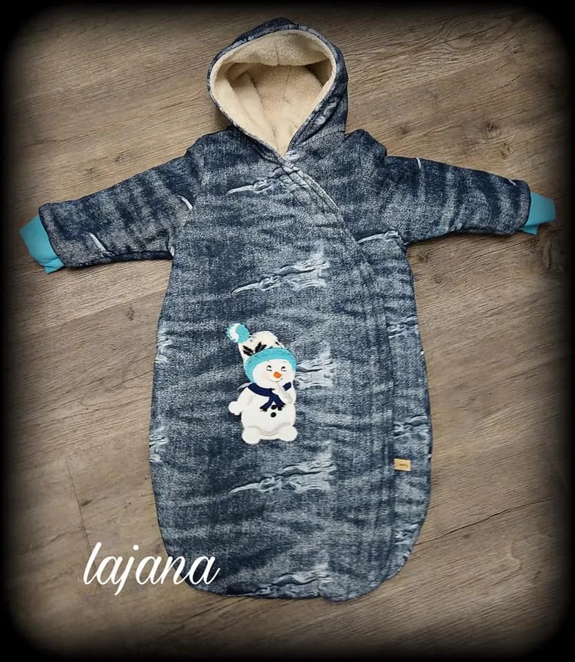 Stickdatei Schneemann Doodle Applikation