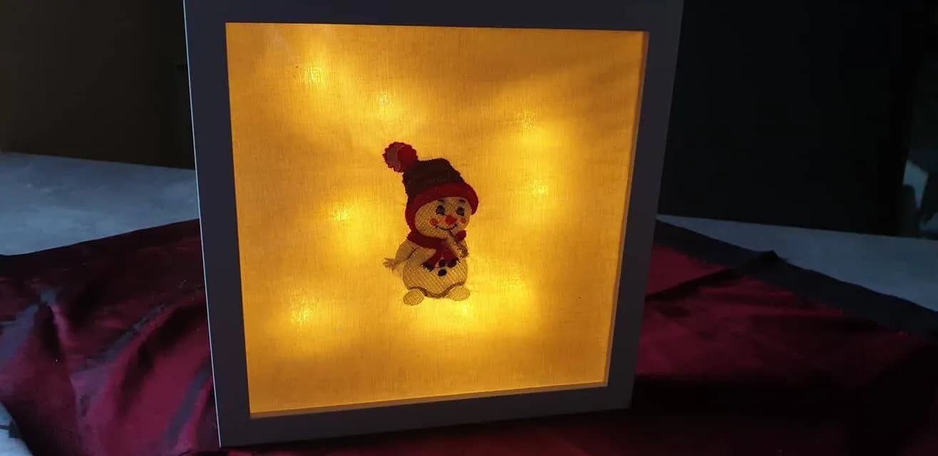 Stickdatei Schneemann Uli