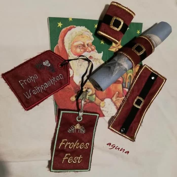 ITH Stickdatei Paket T1 Serviettenringe