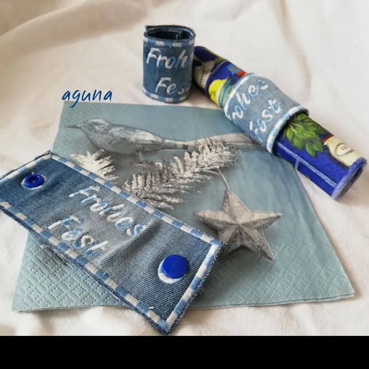 ITH Stickdatei Paket T1 Serviettenringe