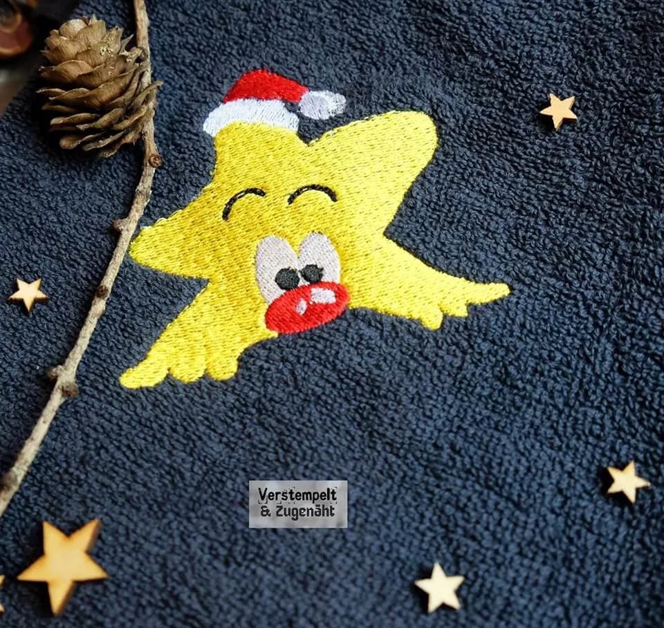 Stickdateien Stern Baum und Gans