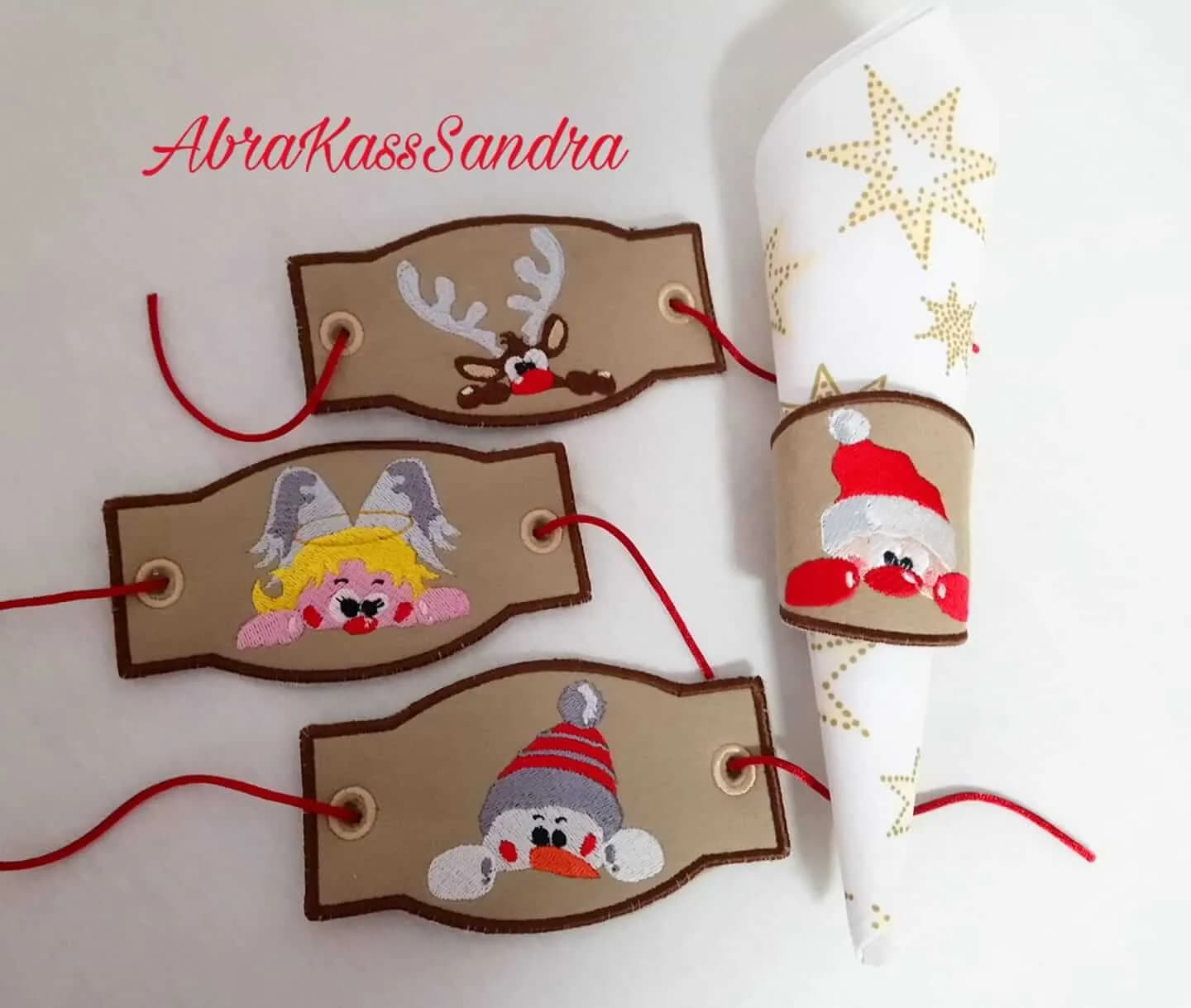 Stickdatei kleines Ösenpaket Set