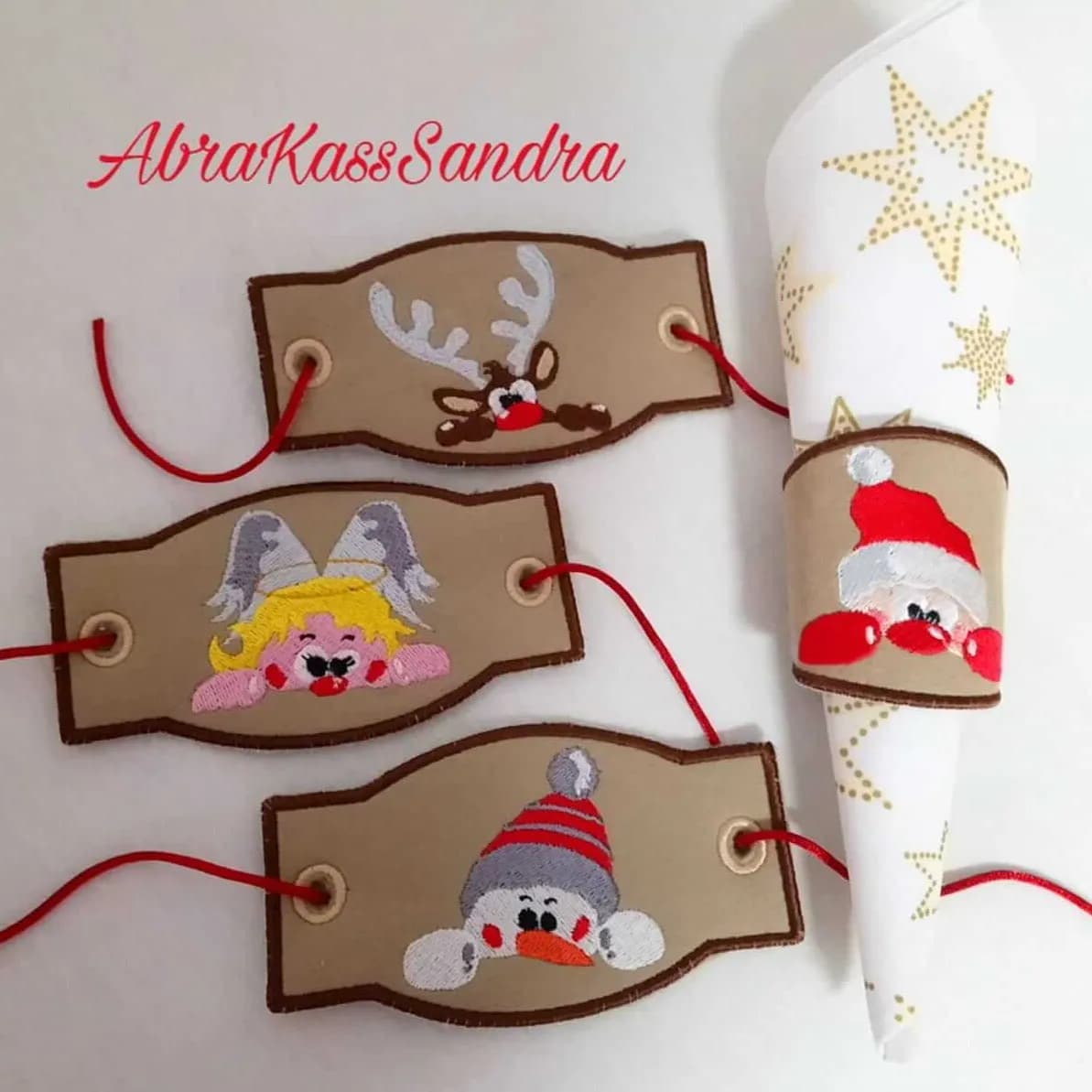 ITH Stickdatei Paket T1 Serviettenringe