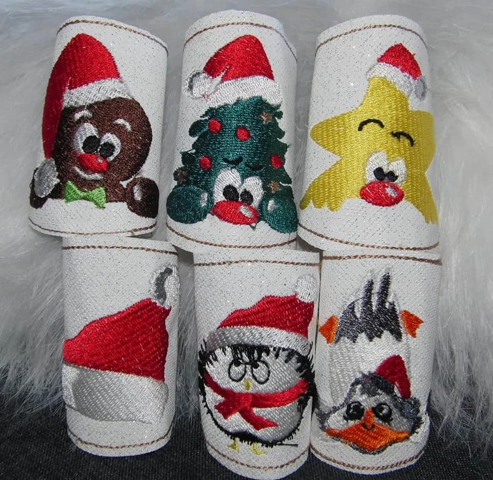 ITH Stickdatei Serviettenringe T2