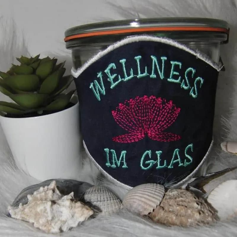 ITH Stickdatei GlasLabel Etiketten