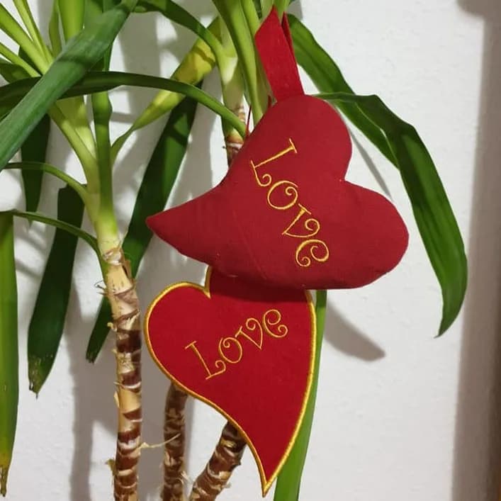 ITH Stickdatei Herzen