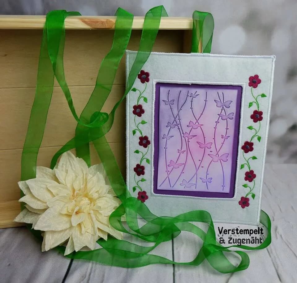 ITH Stickdatei Bilderrahmen