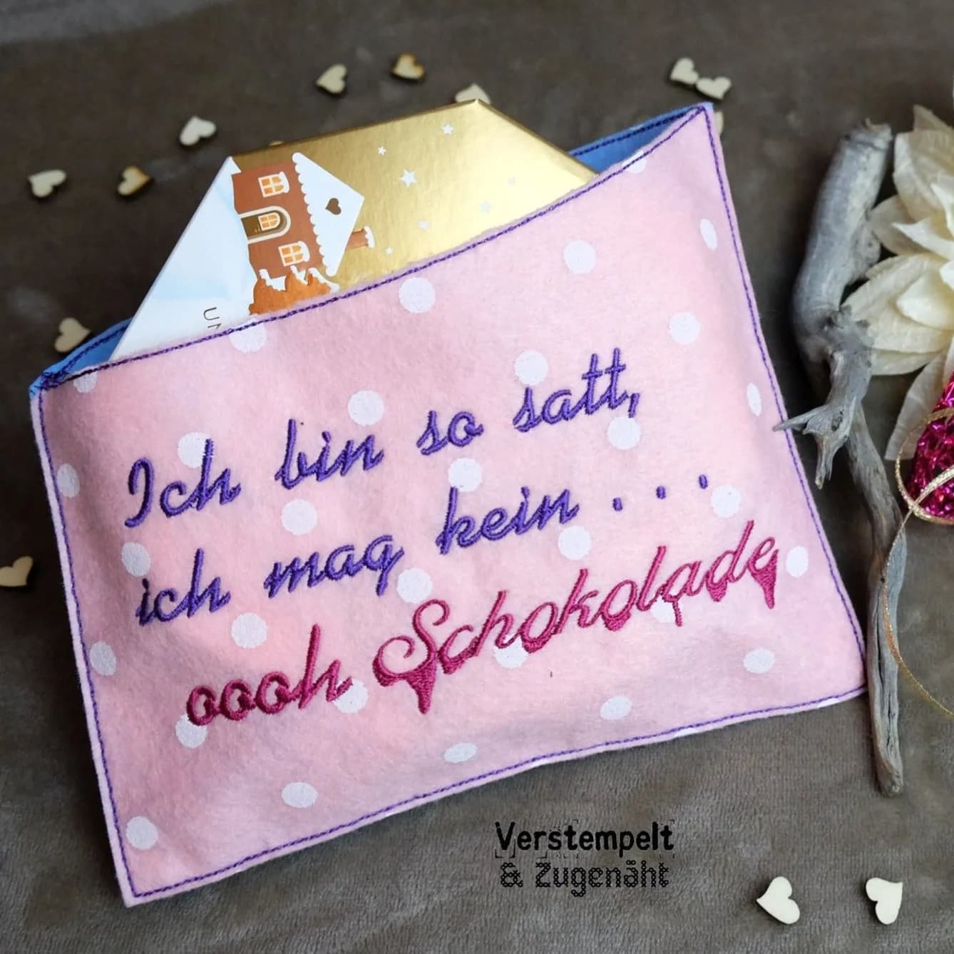 ITH Schokihüllen Blanko XL Stickdatei | stiXXie