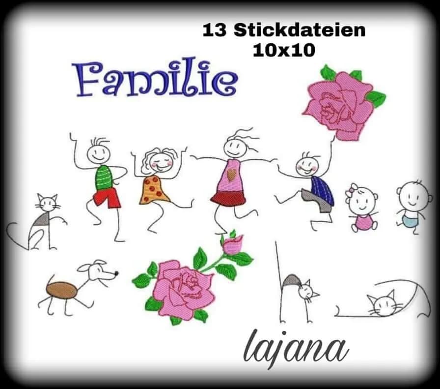 ITH Stickdatei Türschilder Mega Set