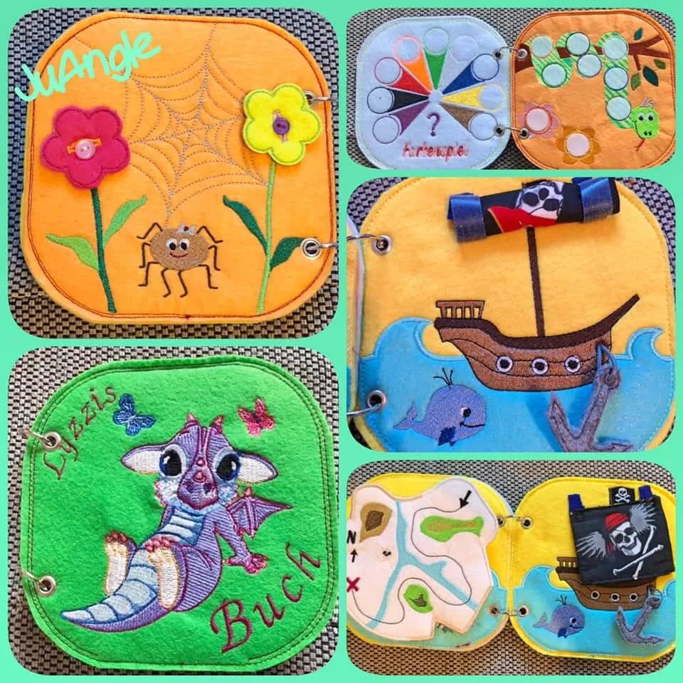 ITH Stickdatei stiXXie Lernbuch für Kinder 15x15