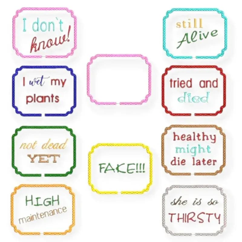 ITH Embroidery file plant plug