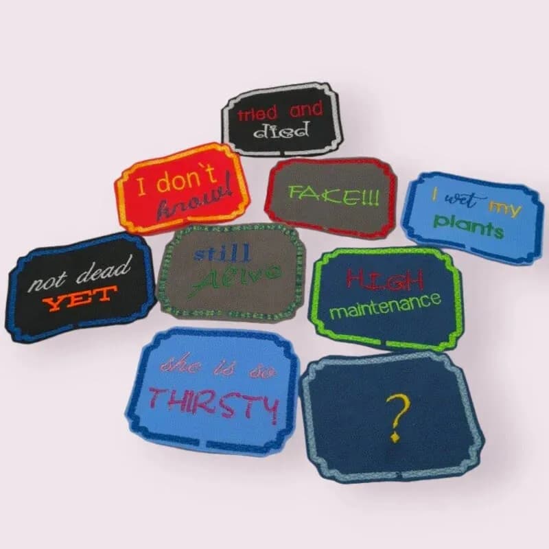 ITH Embroidery file plant plug