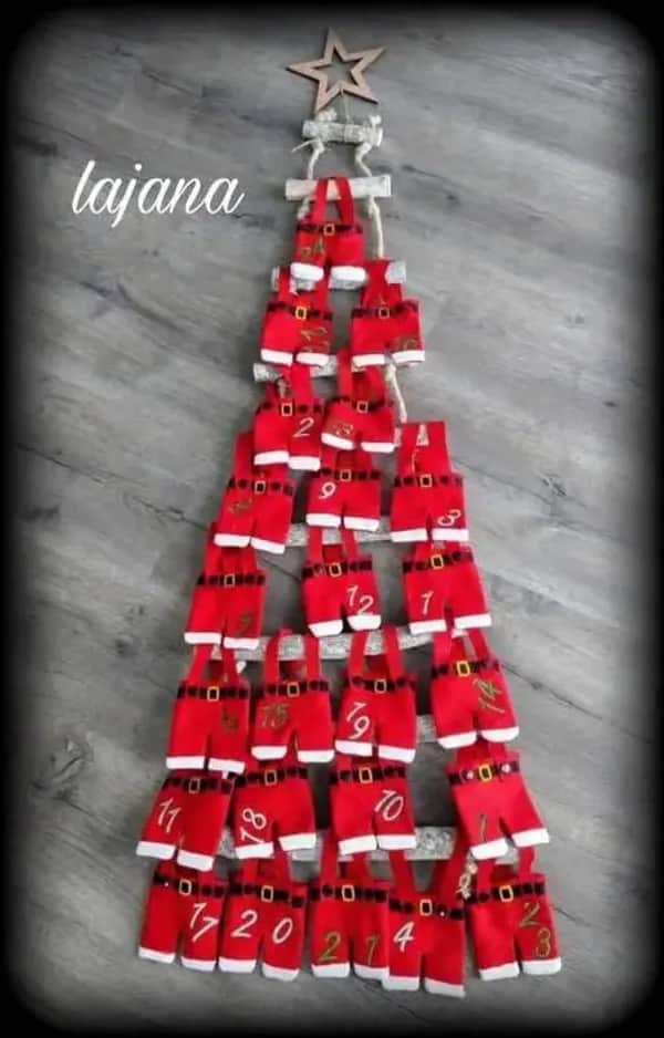 ITH Stickdatei Adventskalender Hosen