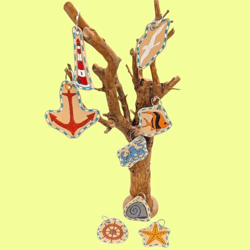 ITH Stickdatei Maritime Anhänger