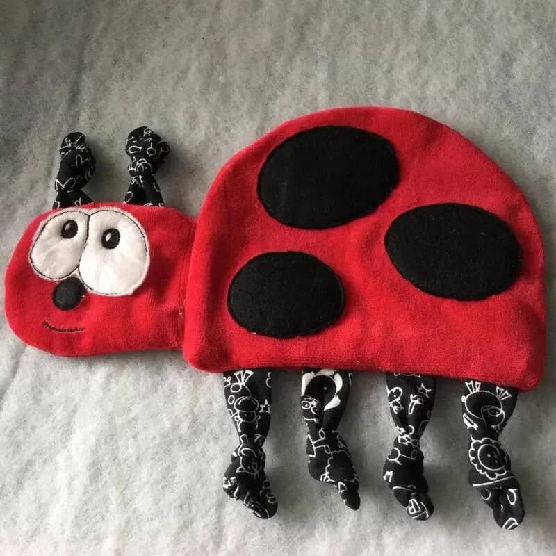 ITH Stickdatei Baby Knistertuch Fühltuch Käfer