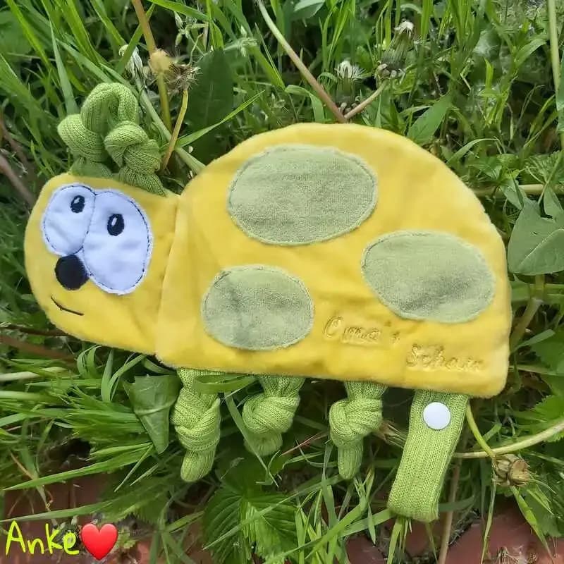 ITH Stickdatei Baby Knistertuch Fühltuch Käfer
