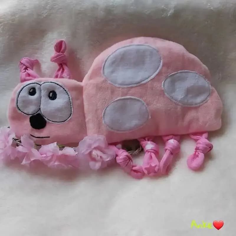 ITH Stickdatei Baby Knistertuch Fühltuch Käfer