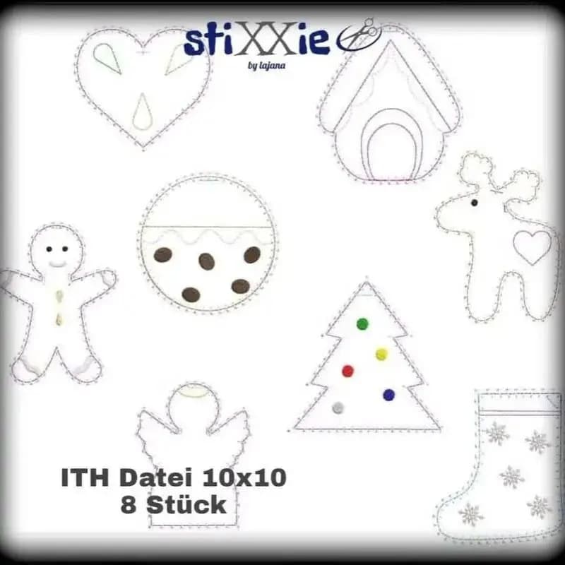 ITH Stickdatei Baumanhänger