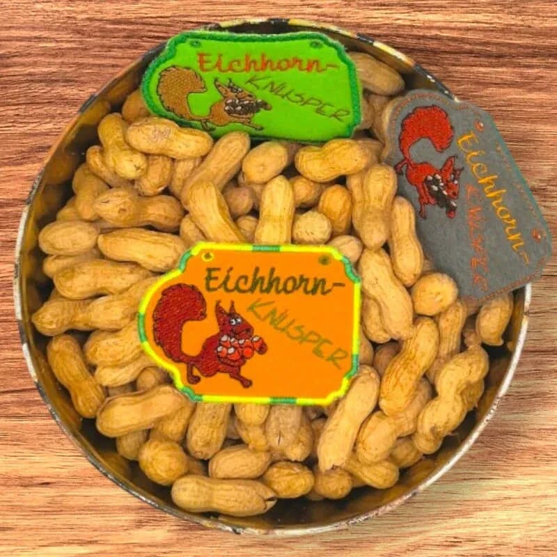 ITH Stickdatei Eichhorn Anhänger