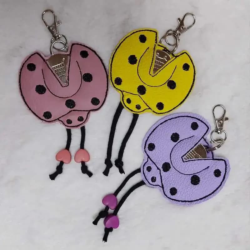 ITH Stickdatei Einkaufswagenchiphalter