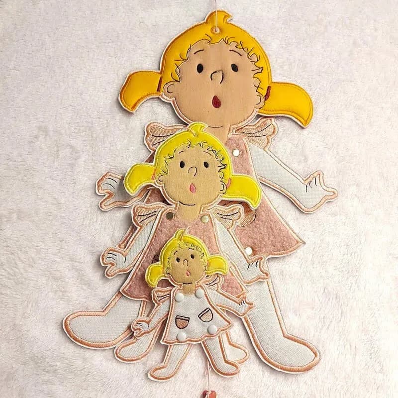 ITH Stickdatei Engel Hampelmann