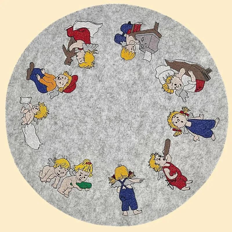 ITH Stickdatei Engel und Anhänger