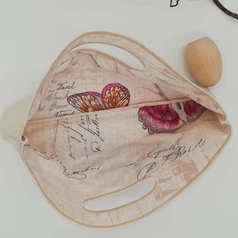 ITH Stickdatei Filztasche - Tasche gefüttert