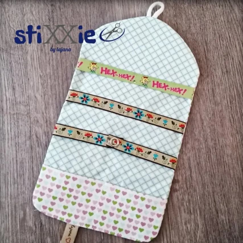 ITH Stickdatei Haarschmuck-Utensilo