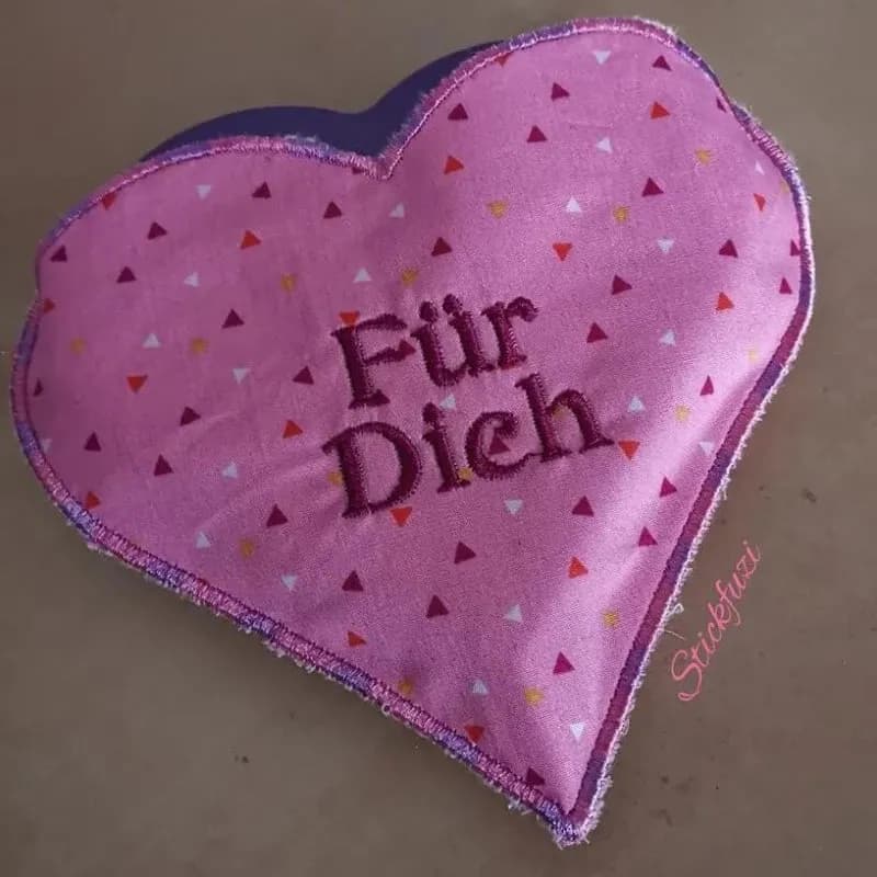 ITH Herzhüllen Stickdatei Blanko - Schokolade | stiXXie