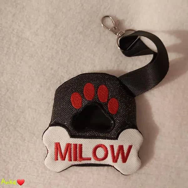 ITH Stickdatei Tasche Hundekotbeutel