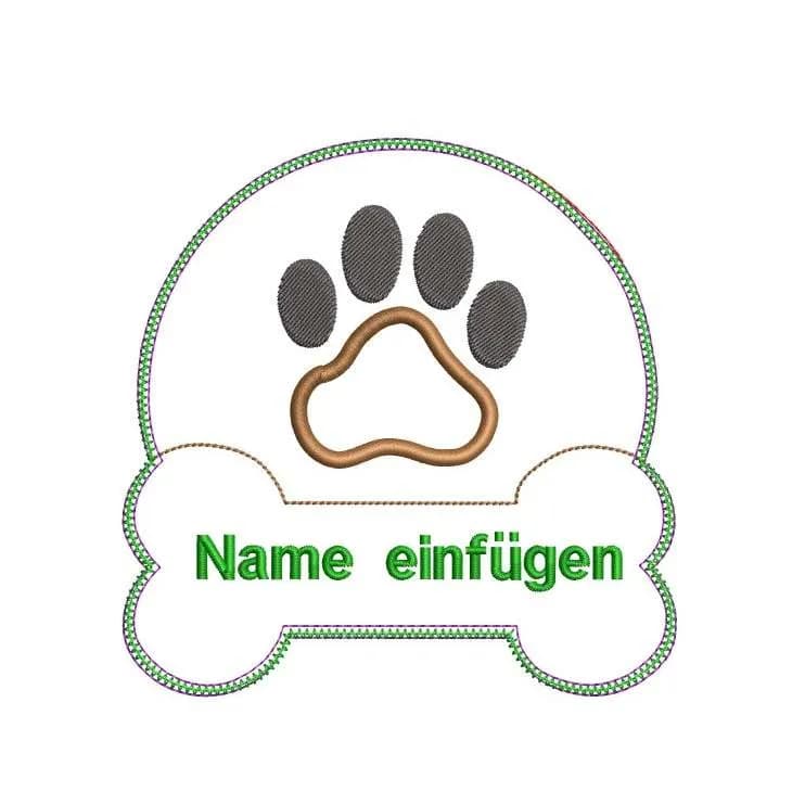 ITH Stickdatei Tasche Hundekotbeutel