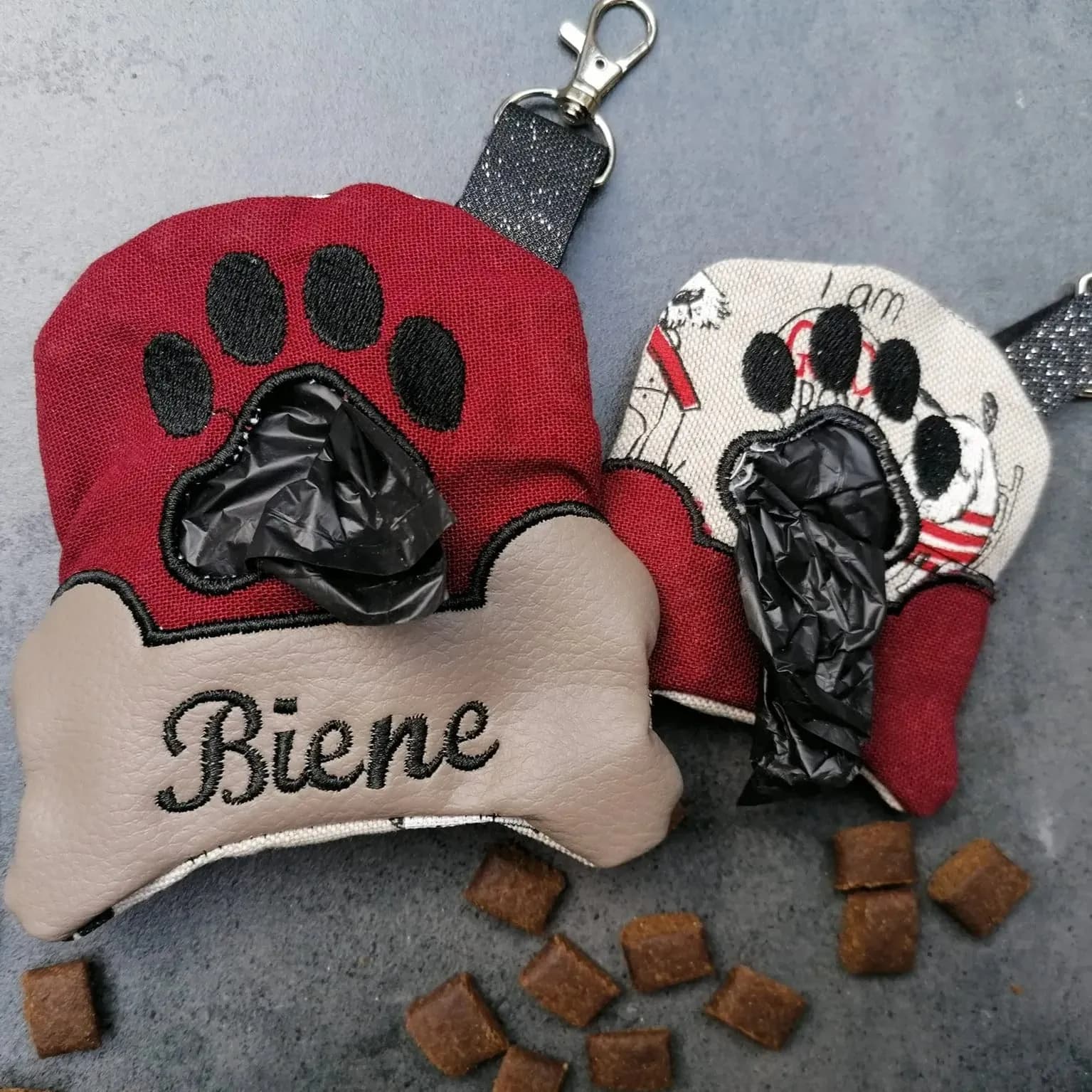 ITH Stickdatei Tasche Hundekotbeutel