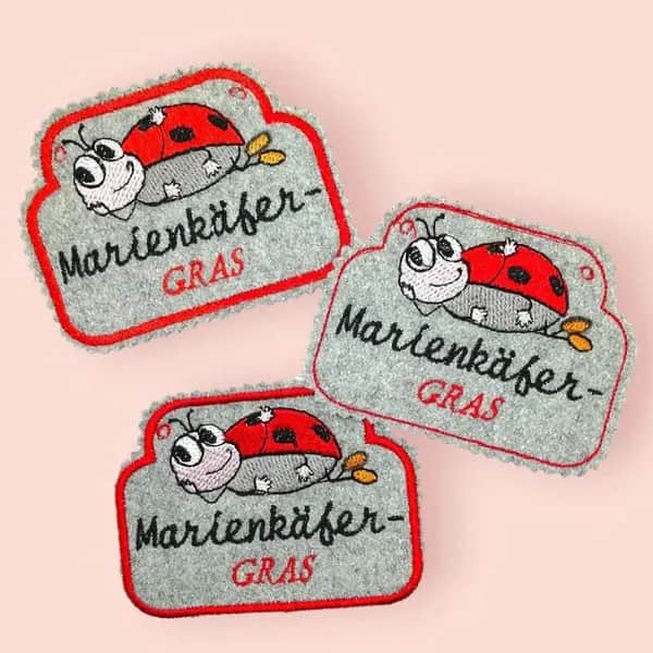 ITH Stickdatei Käfer Anhänger