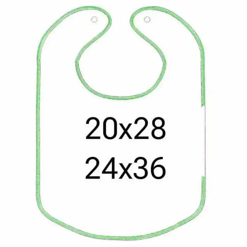 ITH Stickdatei Latz Druckknopf Blanko