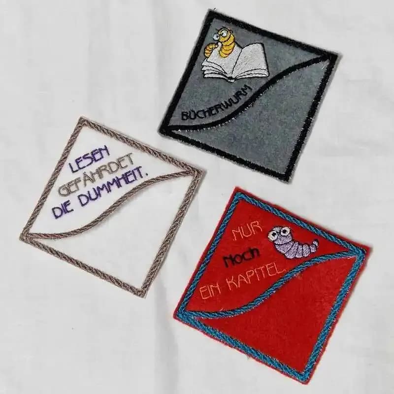 ITH Stickdatei Leseecken