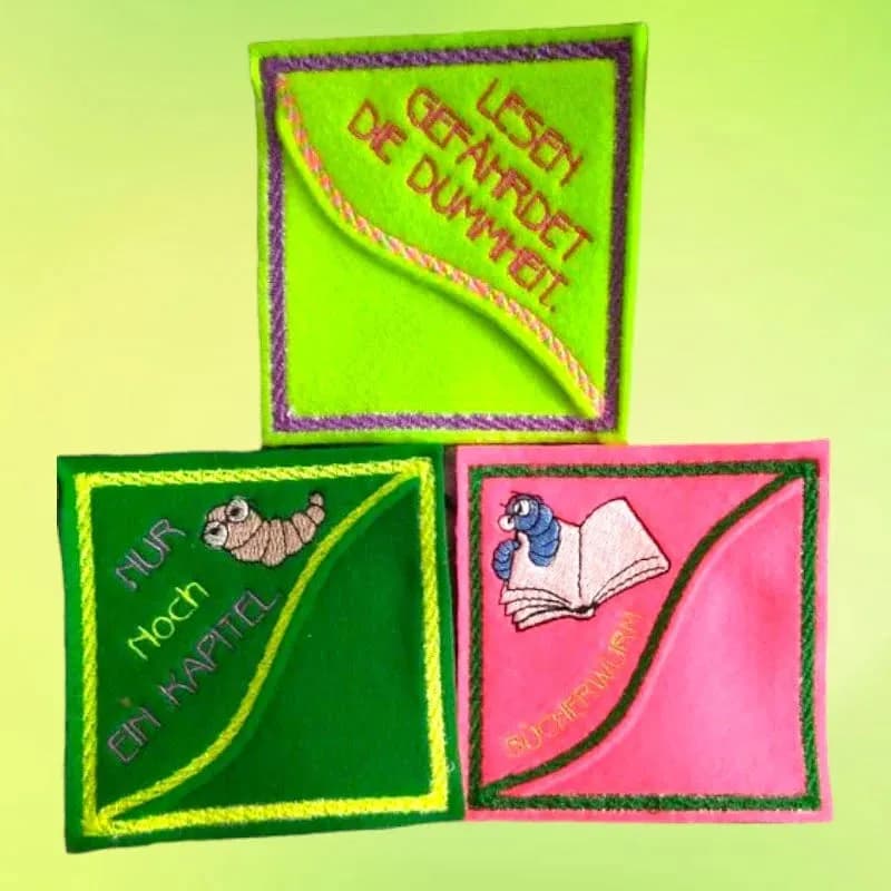 ITH Stickdatei Leseecken