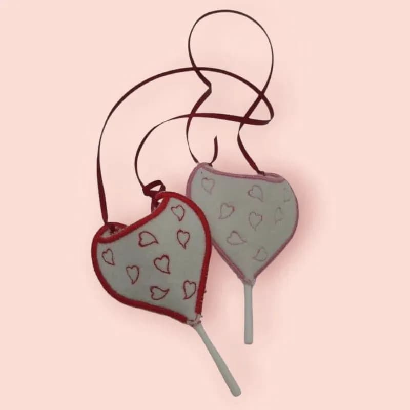 ITH Stickdatei Lollitasche Herz