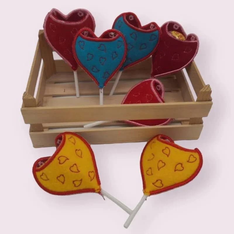 ITH Stickdatei Lollitasche Herz