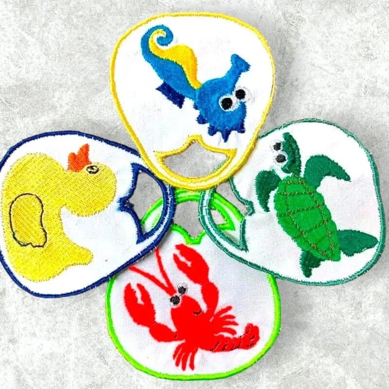 ITH Stickdatei Maritim Handtuchhänger Set