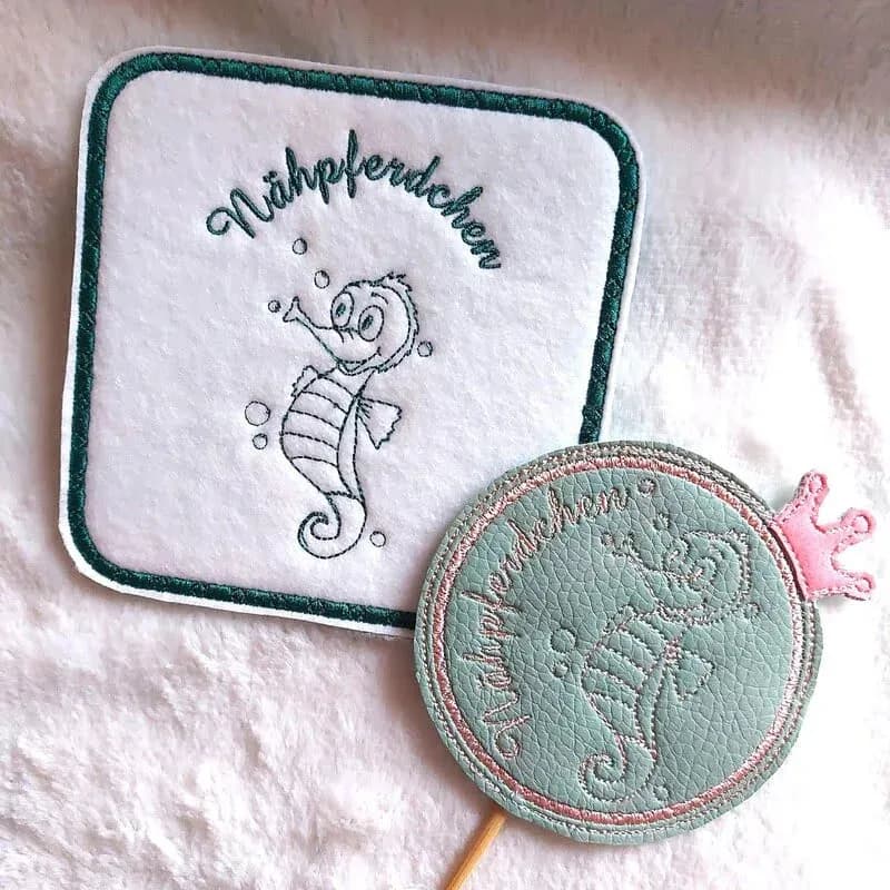 ITH Stickdatei Nähpferdchen