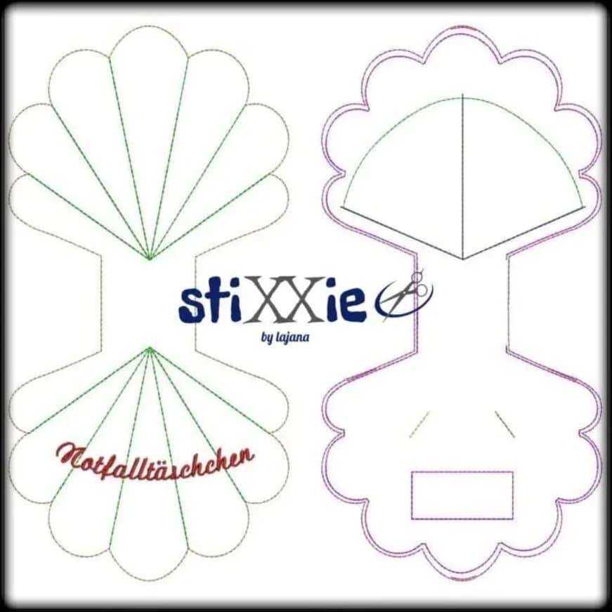 ITH Stickdatei Notfalltäschchen