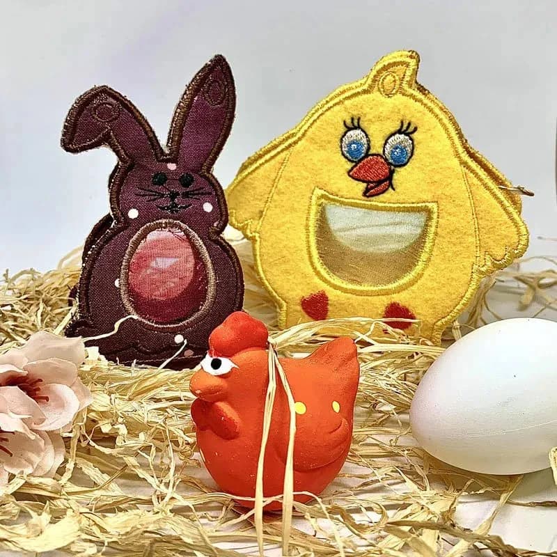 ITH Stickdatei Osterlichter